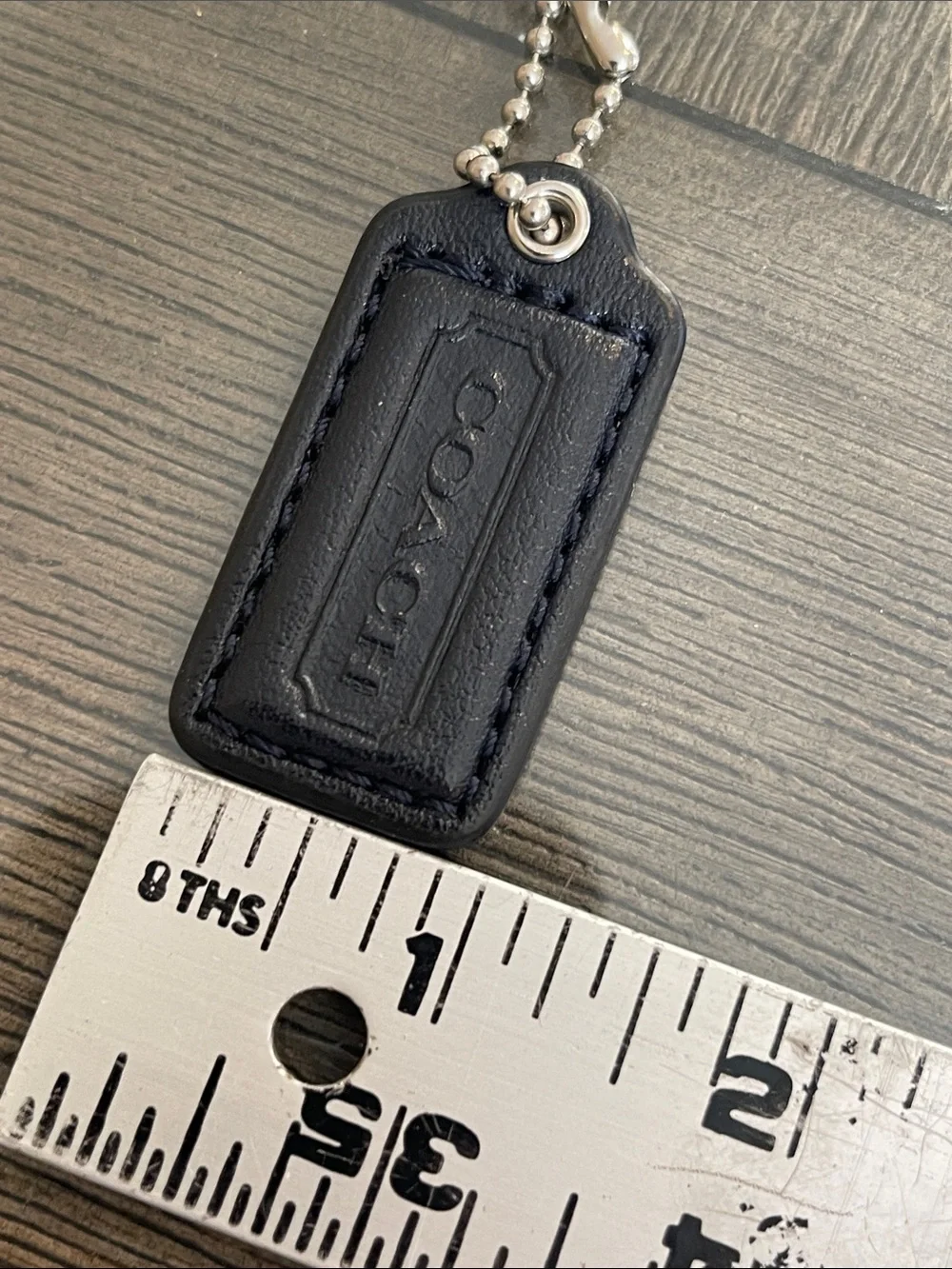Coach Madison Op Art Ikat Isable Replacement Hangtags Only Dark Navy & Gunmetal